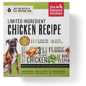 The Honest Kitchen Limited Ingredient Diet Chicken Recipe Grain-Free Dehydrated Dog Food
