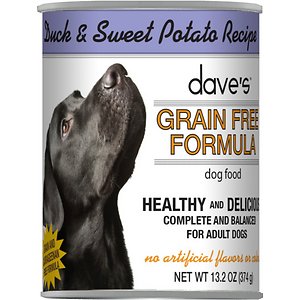 Dave's Pet Food Grain-Free Duck & Sweet Potato Recipe Canned Dog Food