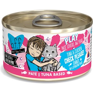 BFF Play Pate Lovers Tuna & Chicken Check Please Wet Cat Food