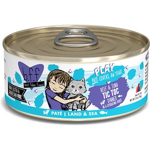 BFF Play Pate Lovers Beef & Tuna Tic Toc Wet Cat Food