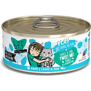 BFF Play Pate Lovers Turkey & Tuna Tweet Me Wet Cat Food