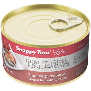 Snappy Tom Lites Tuna with Crabmeat Canned Cat Food