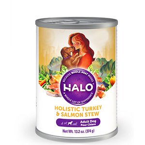 Halo Holistic Turkey & Salmon Stew Adult Canned Dog Food