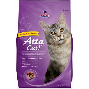 Atta Cat Chicken & Salmon Flavor Dry Cat Food