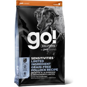 Go! SENSITIVITIES Limited Ingredient Pollock Grain-Free Dry Dog Food