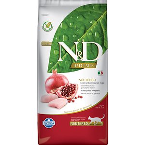Farmina N&D Prime Chicken & Pomegranate Recipe Neutered Adult Cat Dry Food
