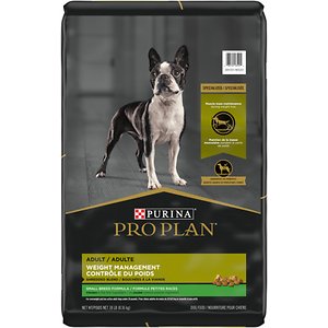 Purina Pro Plan Weight Management Chicken Adult Small Breed Formula Dry Dog Food