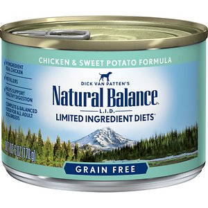 Natural Balance L.I.D. Limited Ingredient Diets Chicken & Sweet Potato Formula Grain-Free Canned Dog Food