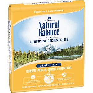 Image of Natural Balance L.I.D. Limited Ingredient Diets Green Pea & Duck Formula Grain-Free Dry Cat Food