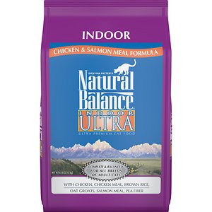 Natural Balance Indoor Ultra Chicken Meal & Salmon Meal Formula Dry Cat Food