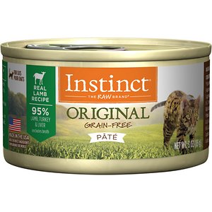 Instinct Original Grain-Free Pate Real Lamb Recipe Canned Cat Food