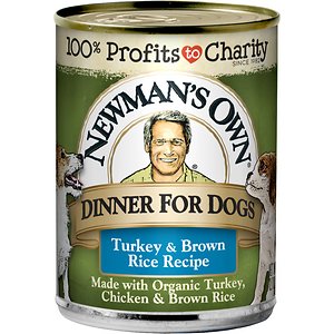 Newman's Own Dinner For Dogs Turkey & Brown Rice Recipe Canned Dog Food