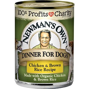 Newman's Own Dinner For Dogs Chicken & Brown Rice Recipe Canned Dog Food