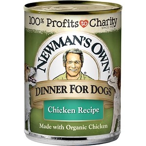 Newman's Own Dinner For Dogs Chicken Recipe Canned Dog Food