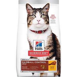 Image of Hill's Science Diet Adult Hairball Control Dry Cat Food