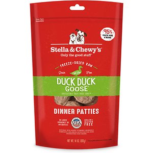 Stella & Chewy's Duck Duck Goose Dinner Patties Freeze-Dried Raw Dog Food
