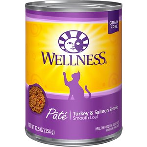Wellness Complete Health Turkey & Salmon Formula Grain-Free Canned Cat Food