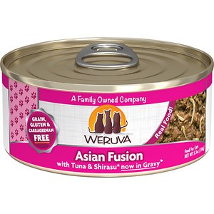 Weruva Asian Fusion with Tuna & Shirasu Grain-Free Canned Cat Food