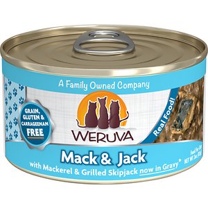 Weruva Mack and Jack with Mackerel & Grilled Skipjack Grain-Free Canned Cat Food