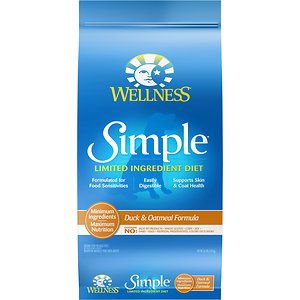 Wellness Simple Limited Ingredient Diet Duck & Oatmeal Formula Dry Dog Food