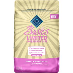 Blue Buffalo Basics Limited Ingredient Diet Turkey & Potato Recipe Small Breed Adult Dry Dog Food