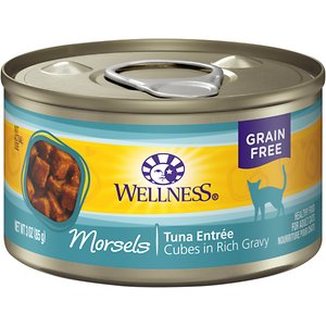 Wellness Cubed Tuna Entree Grain-Free Canned Cat Food