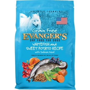 Evanger's Super Premium Whitefish & Sweet Potato Formula Grain-Free Dry Dog Food