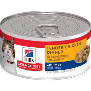 Hill's Science Diet Adult 7+ Tender Chicken Dinner Canned Cat Food