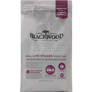 Blackwood Salmon Meal & Brown Rice Recipe Sensitive Skin & Stomach Formula Dry Dog Food