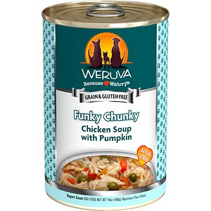 Image of Weruva Funky Chunky Chicken Soup with Pumpkin Grain-Free Canned Dog Food