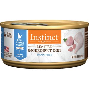 Instinct Limited Ingredient Diet Grain-Free Pate Real Turkey Recipe Natural Wet Canned Cat Food