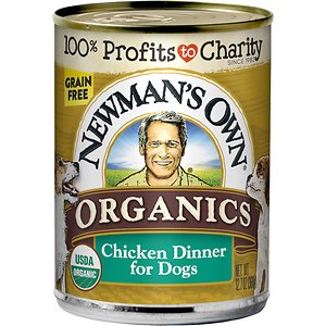 Newman's Own Organics Grain-Free 95% Chicken Dinner Canned Dog Food