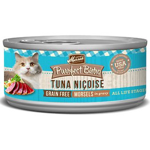 Merrick Purrfect Bistro Grain-Free Tuna Nicoise Morsels in Gravy Canned Cat Food