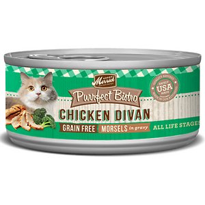 Merrick Purrfect Bistro Grain-Free Chicken Divan Morsels in Gravy Canned Cat Food