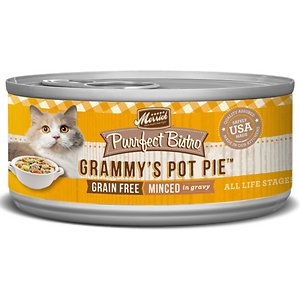 Merrick Purrfect Bistro Grain-Free Grammy's Pot Pie Minced in Gravy Canned Cat Food