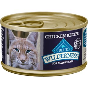 Blue Buffalo Wilderness Mature Chicken Recipe Grain-Free Canned Cat Food