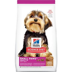 Hill's Science Diet Adult Small Paws Lamb Meal & Rice Recipe Dry Dog Food