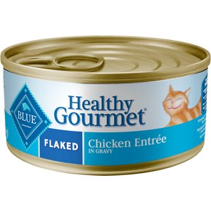 Blue Buffalo Healthy Gourmet Flaked Chicken Entree in Gravy Canned Cat Food