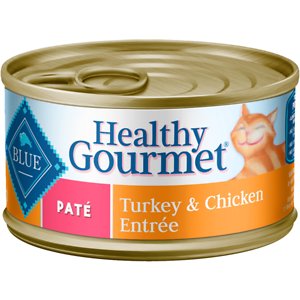 Blue Buffalo Healthy Gourmet Pate Turkey & Chicken Entree Adult Canned Cat Food