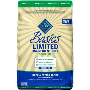 Blue Buffalo Basics Limited Ingredient Grain-Free Formula Duck & Potato Recipe Adult Dry Dog Food