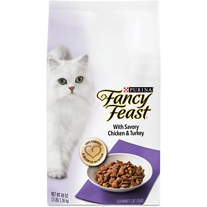 Image of Fancy Feast Gourmet Savory Chicken & Turkey Dry Cat Food