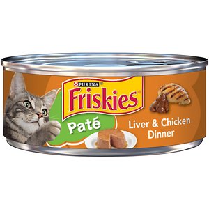 Friskies Classic Pate Liver & Chicken Dinner Canned Cat Food