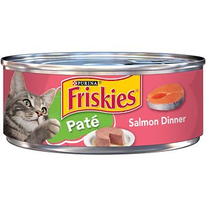 Image of Friskies Pate Salmon Dinner Canned Cat Food
