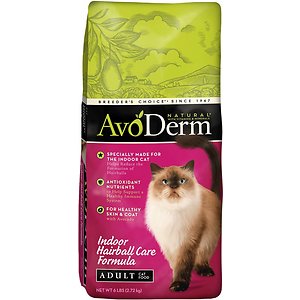 AvoDerm Natural Indoor Hairball Care Formula Adult Dry Cat Food