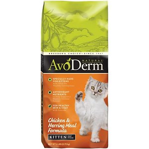 AvoDerm Natural Kitten Chicken & Herring Meal Formula Dry Cat Food