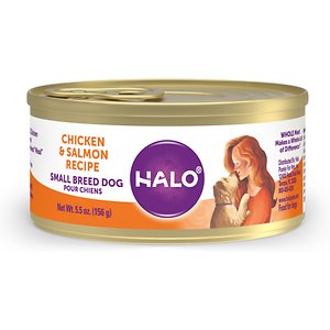 Image of Halo Chicken & Salmon Recipe Grain-Free Small Breed Canned Dog Food