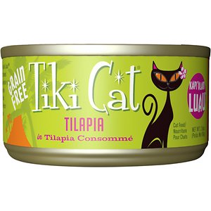 Tiki Cat Kapi'Olani Luau Tilapia in Tilapia Consomme Grain-Free Canned Cat Food