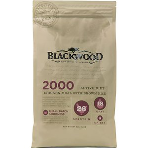 Blackwood 2000 Chicken Meal & Brown Rice Recipe Active Diet Dry Dog Food