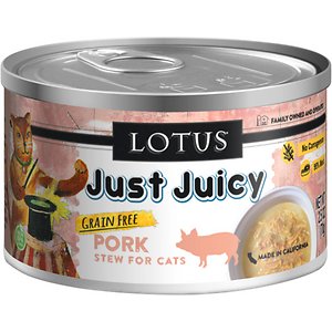 Lotus Just Juicy Pork Stew Grain-Free Canned Cat Food