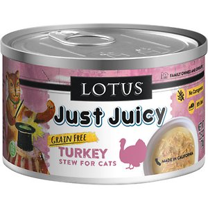 Lotus Just Juicy Turkey Stew Grain-Free Canned Cat Food